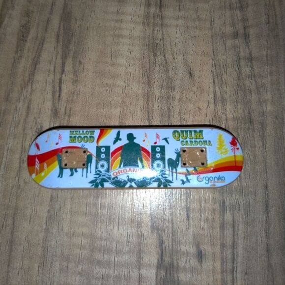Tech Deck Organika Mellow Mood Quim Cardona Graphic Finger Skateboard - Picture 4 of 5